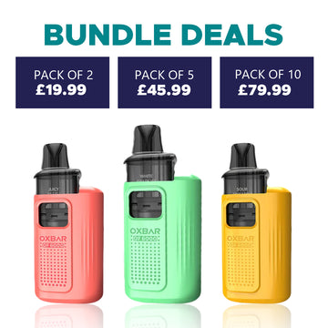 OXBAR OF 6000 Puffs Replaceable Pod Vape bundle deal